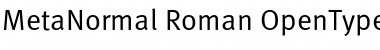 Download Meta Normal Roman Font