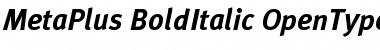 Download MetaPlus BoldItalic Font