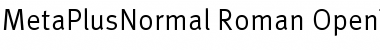 Download MetaPlusNormal- Roman Font