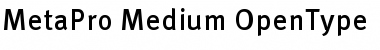 Download MetaPro-Medium Regular Font