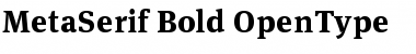 Download MetaSerif-Bold Regular Font
