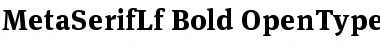 Download MetaSerifLf-Bold Regular Font