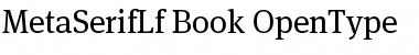 Download MetaSerifLf-Book Regular Font