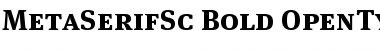 Download MetaSerifSc-Bold Regular Font