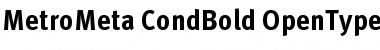 Download MetroMeta CondBold Font