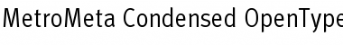 Download MetroMeta Condensed Font