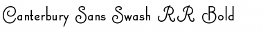 Download Canterbury Sans Swash RR Bold Font