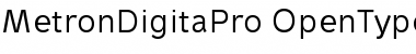 Download MetronDigita Pro Regular Font