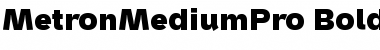 Download Metron Medium Pro Bold Font