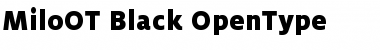 Download MiloOT-Black Regular Font