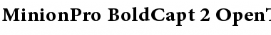 Download Minion Pro Bold Caption Font