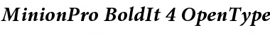 Download Minion Pro Bold Italic Font