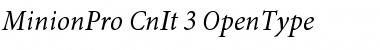 Download Minion Pro Cond Italic Font