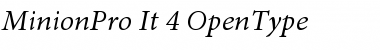 Download Minion Pro Italic Font