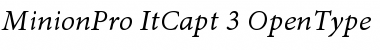 Download Minion Pro Italic Caption Font
