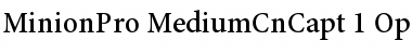 Download Minion Pro Medium Cond Caption Font