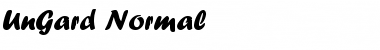 Download UnGard Normal Font