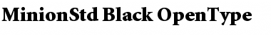 Download Minion Std Black Font