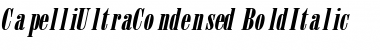 Download CapelliUltraCondensed Font