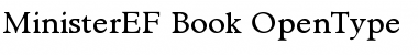 Download MinisterEF Book Font