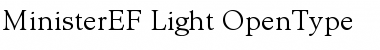 Download MinisterEF Light Font