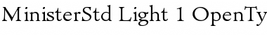 Download Minister Std Light Font
