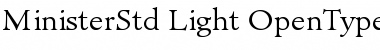 Download Minister Std Light Font