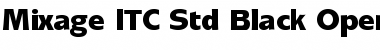 Download Mixage ITC Std Black Font