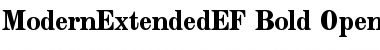 Download ModernExtendedEF Bold Font