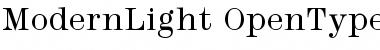 Download Modern Light Font