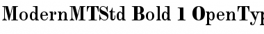 Download Monotype Modern Std Bold Font