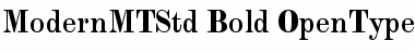 Download Monotype Modern Std Bold Font