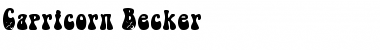 Download Capricorn Becker Normal Font