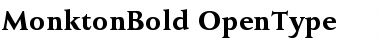 Download MonktonBold Regular Font