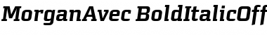 Download MorganAvec Bold ItalicOffice Font