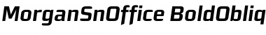 Download MorganSnOffice Bold Oblique Font