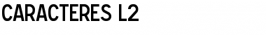 Download Caracteres L2 Regular Font