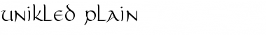 Download Unikled Plain Font