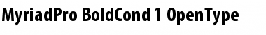 Download Myriad Pro Bold Condensed Font