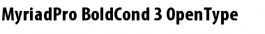 Download Myriad Pro Bold Condensed Font