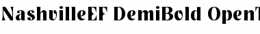 Download NashvilleEF DemiBold Font