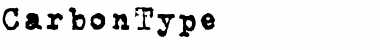 Download CarbonType Regular Font