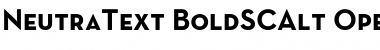Download Neutra Text SC Alt Bold Font