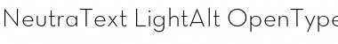 Download Neutra Text Light Alt Font