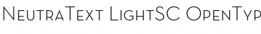 Download Neutra Text Light SC Font