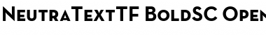 Download Neutra Text TF SC Bold Font