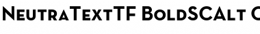Download Neutra Text TF SC Alt Bold Font