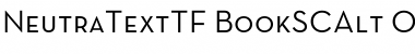 Download Neutra Text TF SC Alt Regular Font