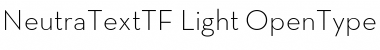 Download Neutra Text TF Light Regular Font