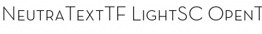 Download Neutra Text TF Light SC Regular Font